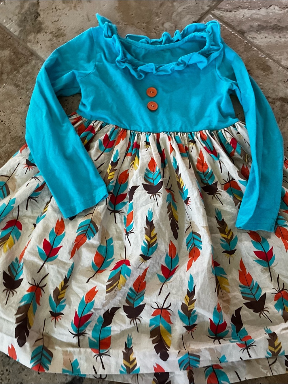 Eleanor Rose Feather Thanksgiving Dress